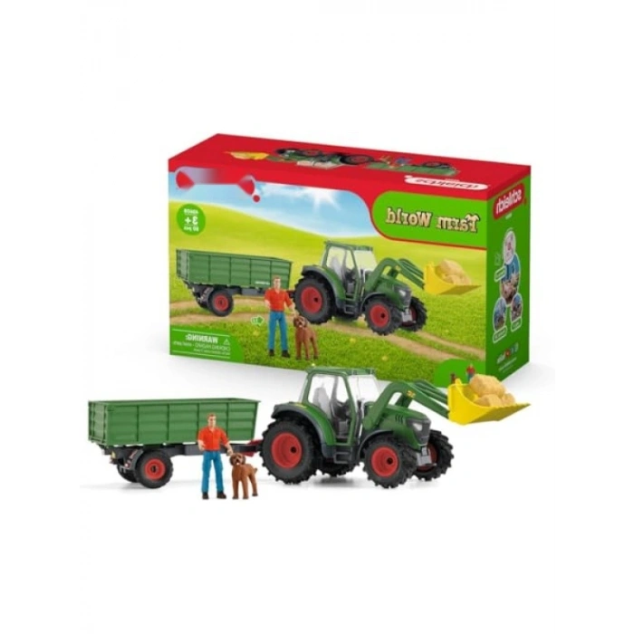 Çiftlik Temalı Kepçeli Traktör Seti