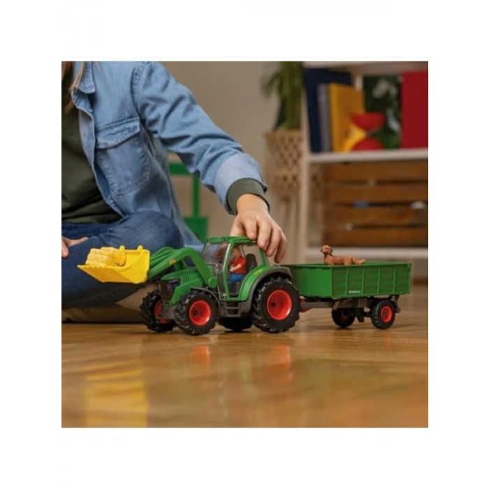 Çiftlik Temalı Kepçeli Traktör Seti
