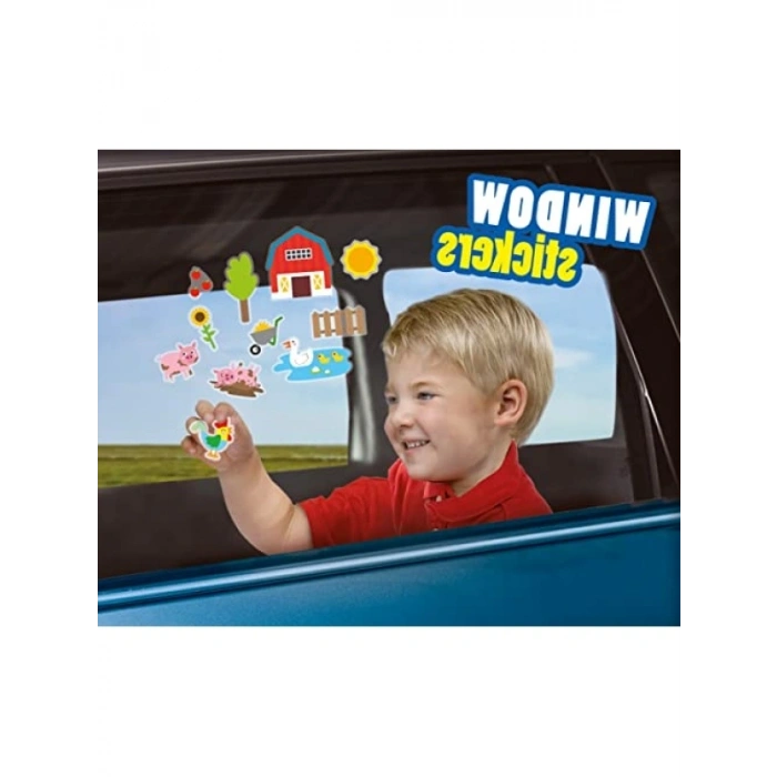 Çiftlik Temalı Tekrar Kullanılabilir Pencere Çıkartmaları