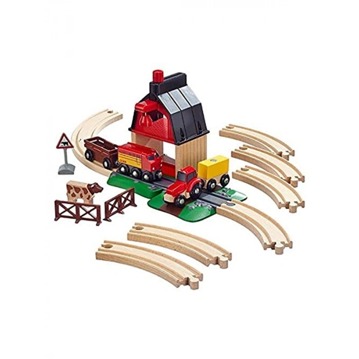 Çiftlik Temalı Tren Yolu Oyun Seti