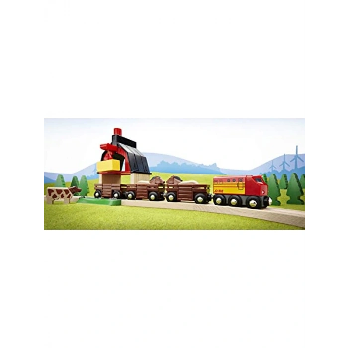 Çiftlik Temalı Tren Yolu Oyun Seti