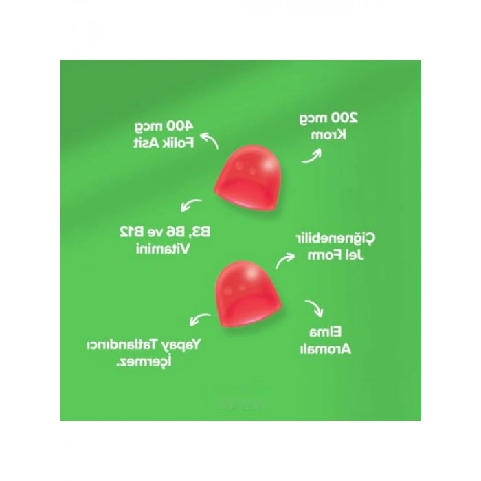 Çiğnenebilir Elma Sirkesi Gummies - Sağlıklı Atıştırmalık