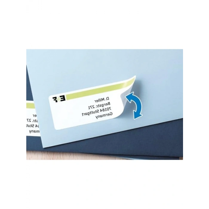 Çıkarılabilir Adres Etiketleri, DIN A4, 300 Adet, 99,1 x 42,3 mm