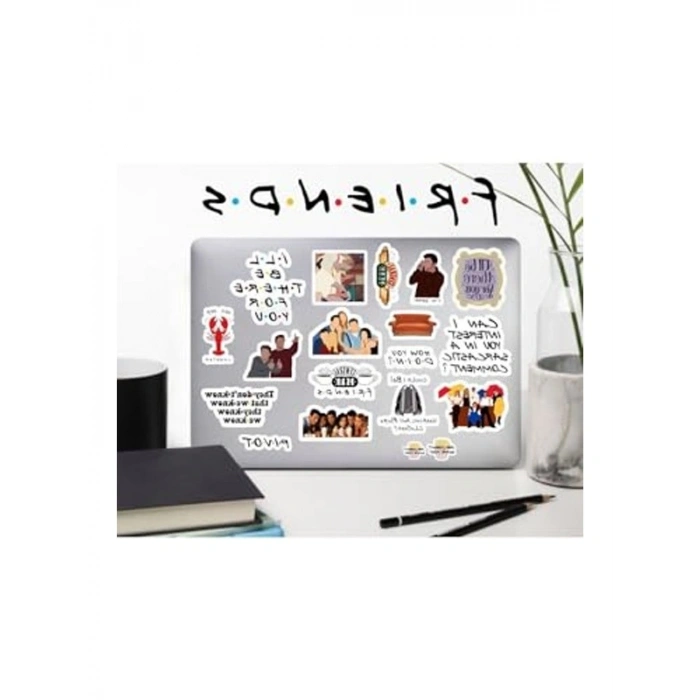 Çıkartma Seti, 2. Seri Friends Temalı, Ajanda ve Scrapbook İçin Kullanım