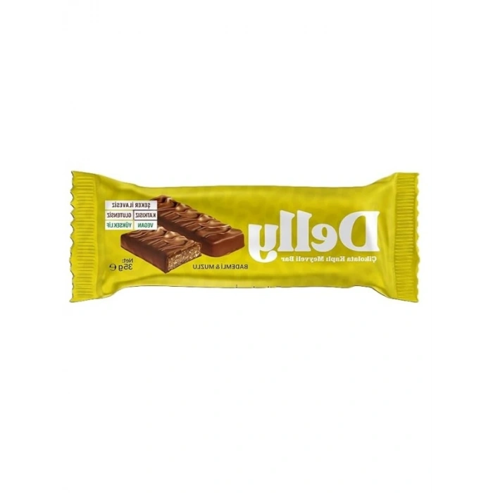 Çikolata Kaplı Bademli & Muzlu Bar