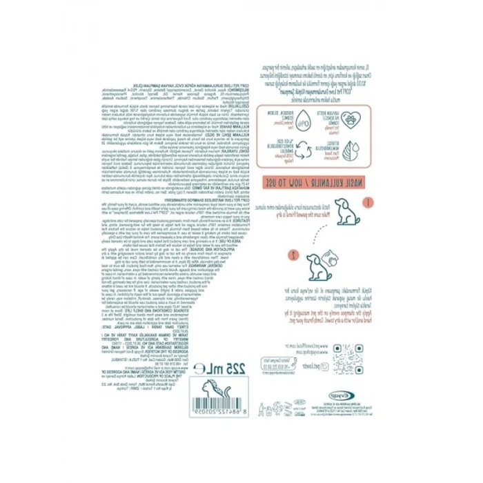 Çilek Aromalı Köpük Şampuan 225 ml