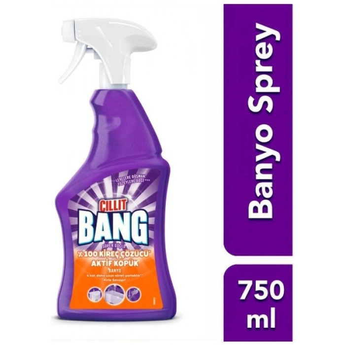 Cillit Bang Banyo Temizleyici Kir ve Kireç Sökücü Sprey 750 ml