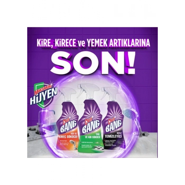 Cillit Bang Mutfak Temizleyici Yağ ve Kir Sökücü Sprey 750ml
