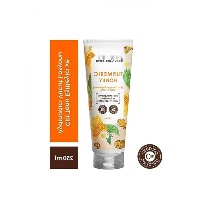 Cilt Tonu Eşitleyici Vücut Losyonu - Zerdeçal ve Bal Özlü, 250 ml