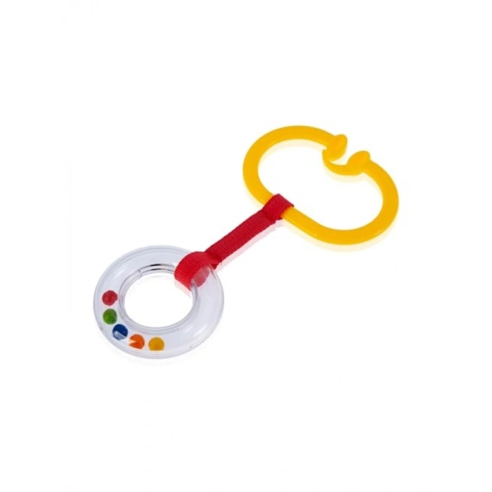 Çıngıraklı Puset Halkası - Sarı Oval