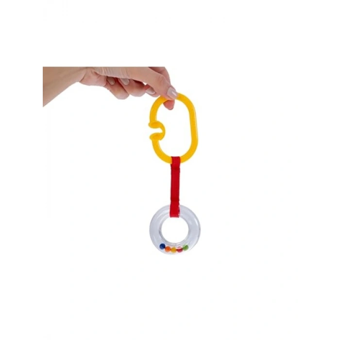 Çıngıraklı Puset Halkası - Sarı Oval