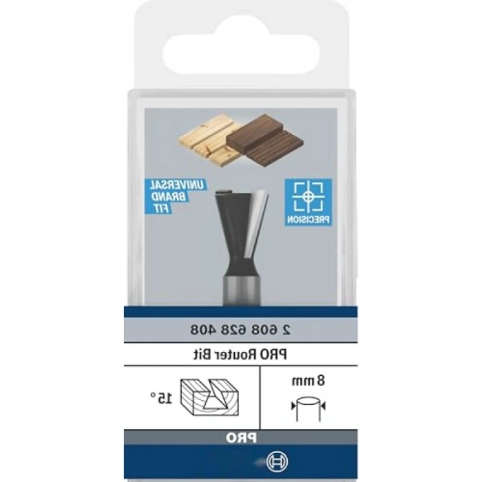 Çinko Freze Ucu, 8 Mm, 14 Mm Çap, 15° Açı