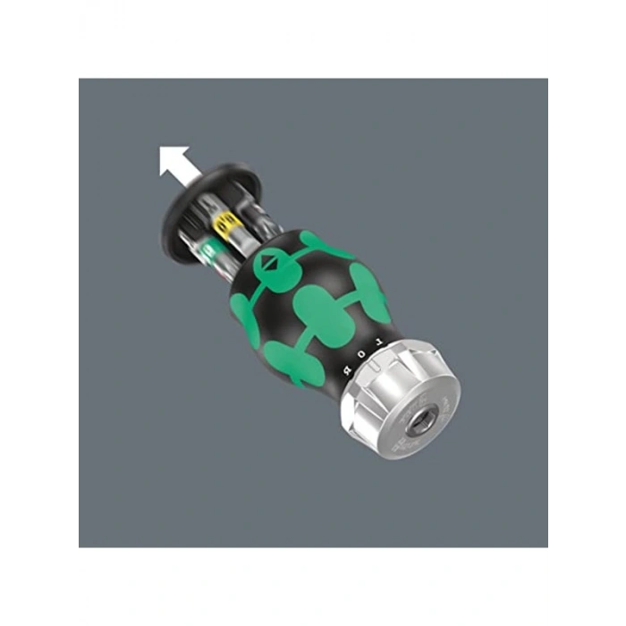 Cırcırlı Kısa Tornavida, 6 Parça, Uç Hazneli Tasarım