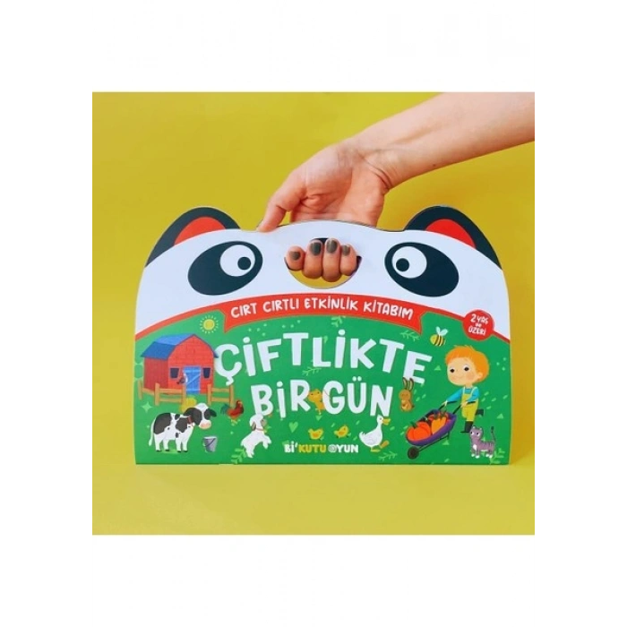 Cırt Cırtlı Etkinlik Kitabım - Çiftlikte Bir Gün (2+ Yaş)