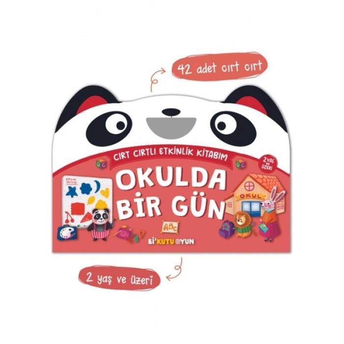 Cırt Cırtlı Etkinlik Kitabım - Okulda Bir Gün (2+ Yaş)