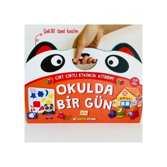Cırt Cırtlı Etkinlik Kitabım - Okulda Bir Gün (2+ Yaş)