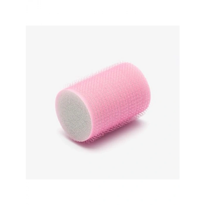 Cırtlı Sünger Bigudi, Pembe - 8 Adet, 4 cm Çapında