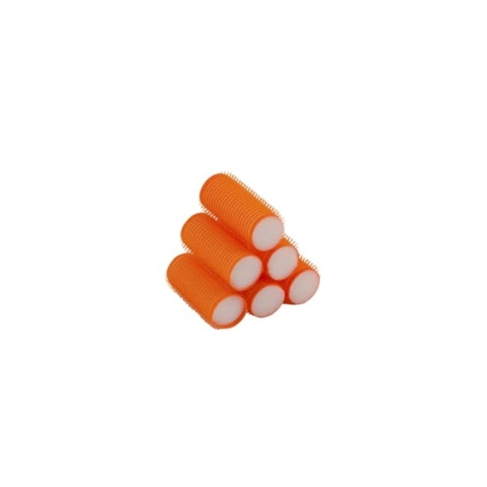 Cırtlı Süngerli Bigudi 25x63 mm 6lı Set