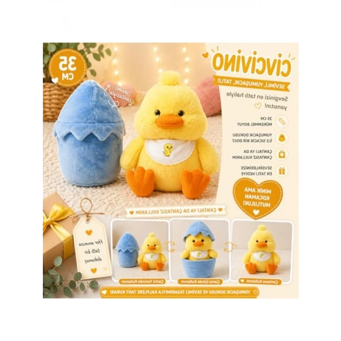Civcivino Sürpriz Yumurta - Yumurtadan Çıkan Sevimli Peluş
