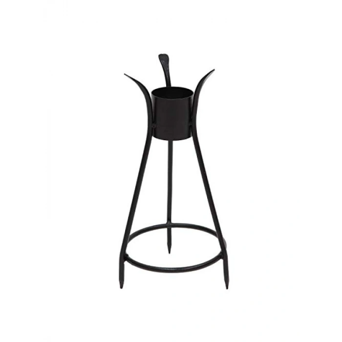 Çivili Küre Standı, Siyah, Tabanı Güçlü