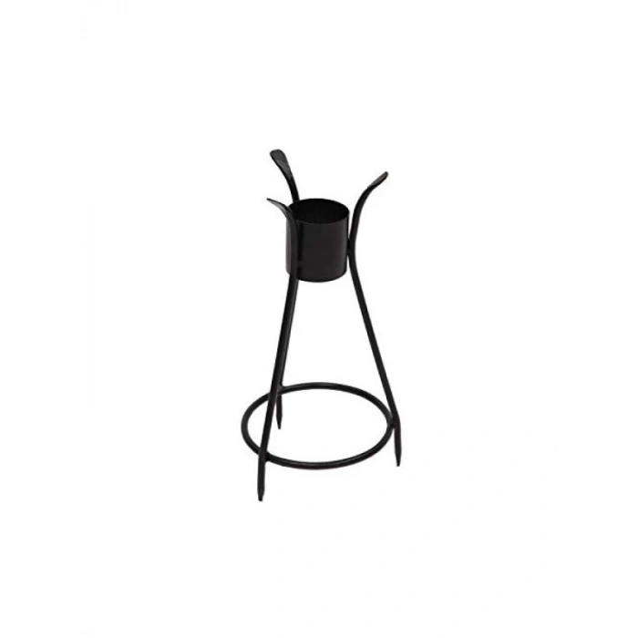 Çivili Küre Standı, Siyah, Tabanı Güçlü