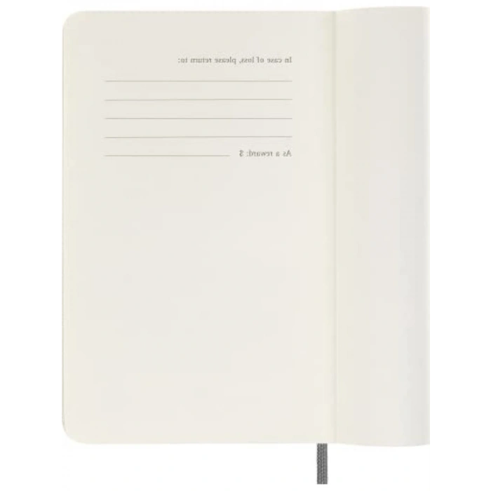 Çizgili Cep Boy Yumuşak Kapak Defter - 9x14 cm, Siyah