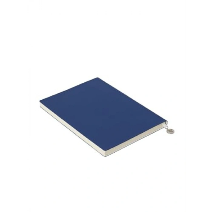 Çizgili Defter - Esnek Vegan Deri Kapak, A5 Boyut (14.8x21 cm)