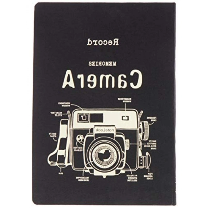 Çizgili Defter, Sert Tekstil Kapak, B5 Boyut