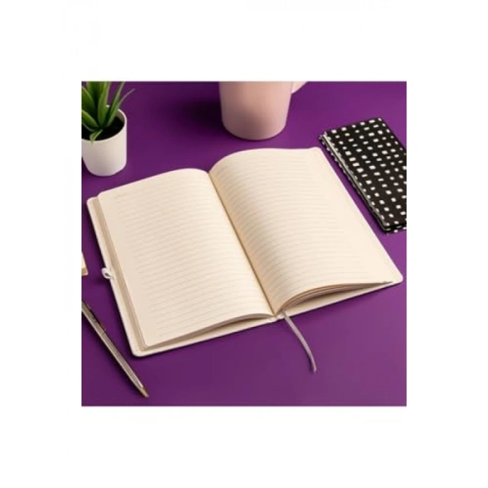 Çizgili Not Defteri - 13 cm x 21 cm, 100 Yaprak