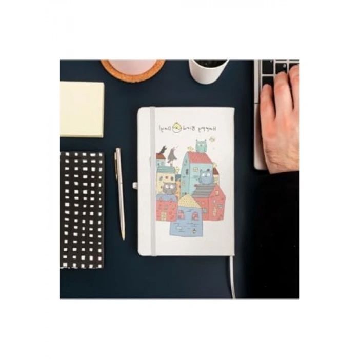 Çizgili Not Defteri - 13x21 cm, 100 Yaprak