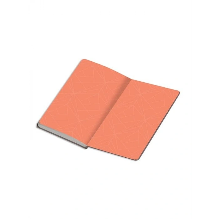 Çizgili Sert Kapak Defter, Mint Yeşili, 17x24 cm