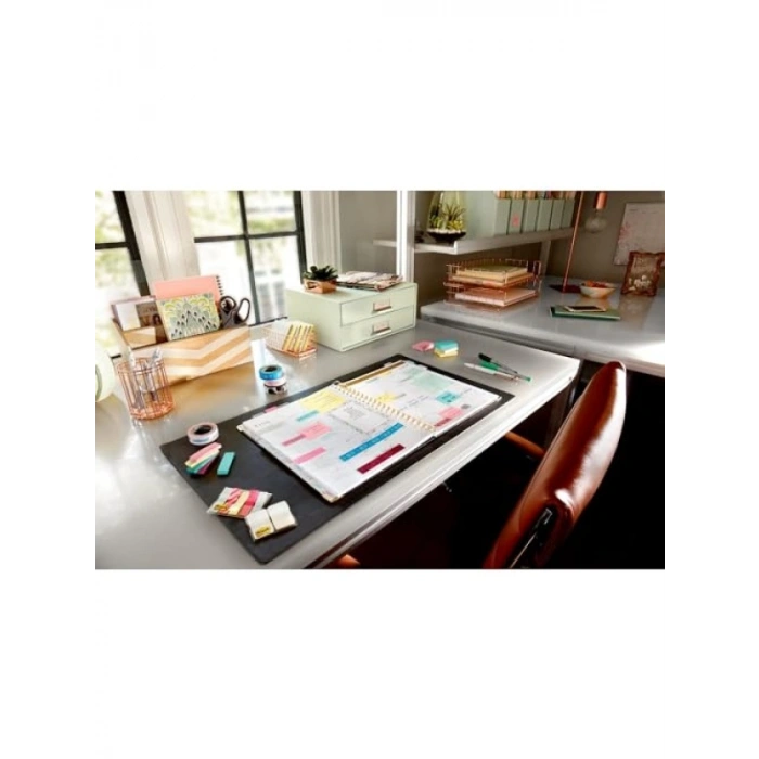 Çizgili Yapışkan Notlar, 76 x 76 mm, 6 Blok, Renkli