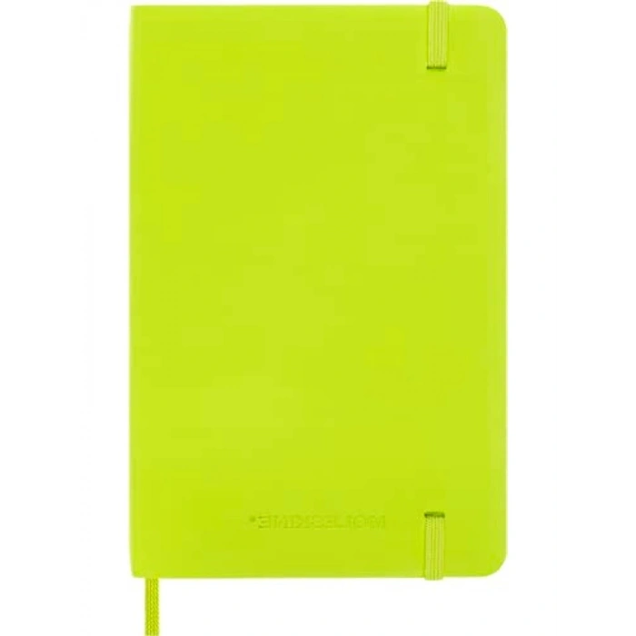 Çizgili Yumuşak Kapak Defter, Limon Yeşili Renk ile Pratik