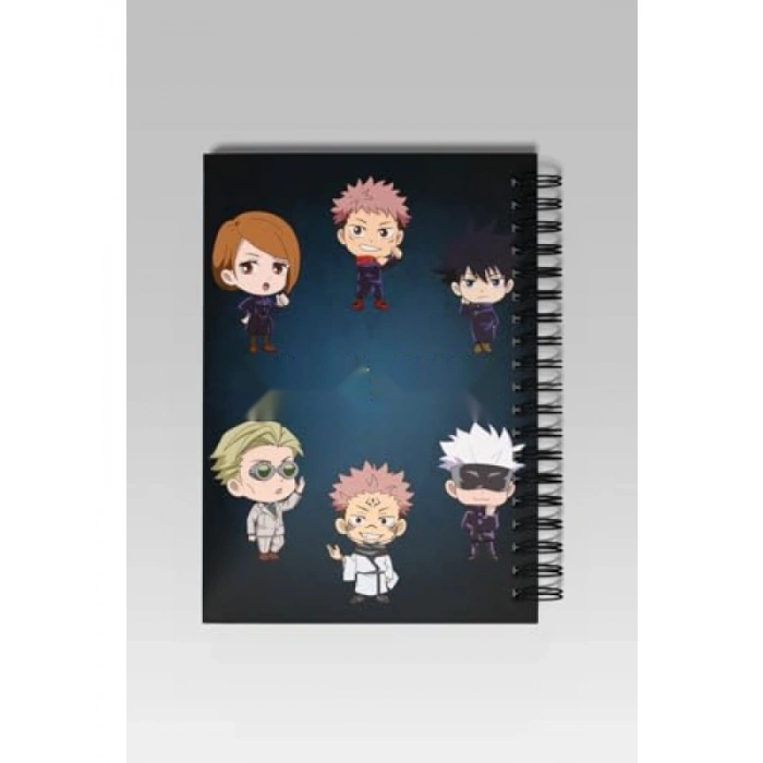 Çizgisiz A5 Not Defteri - Jujutsu Kaisen Temalı