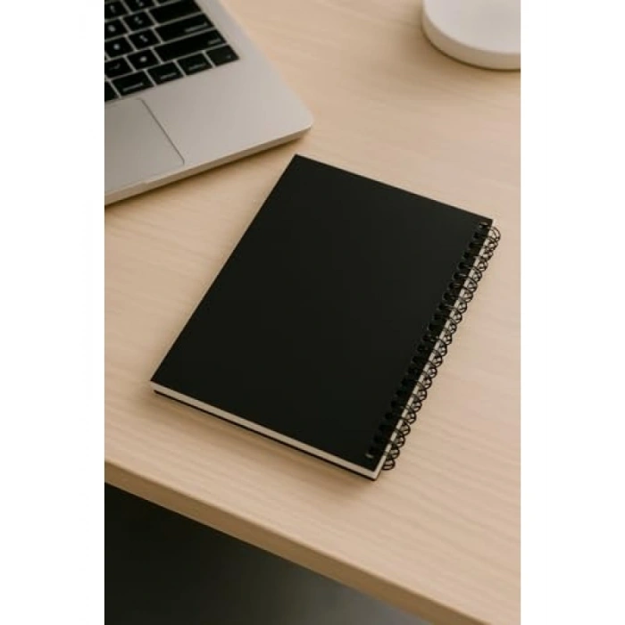 Çizgisiz Spiralli Not Defteri - A5 Boyut, 60 Yaprak