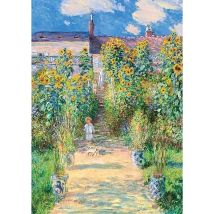 Claude Monet Temalı 1000 Parça Sanat Puzzle, Eğlenceli Aktivite