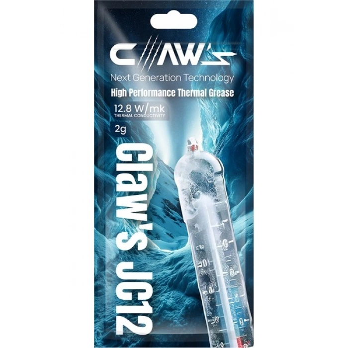 Claws JC12 12.8W/MK Termal Iletkenlikli Yüksek Performans Termal Macun - 2gr