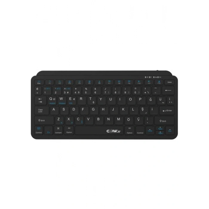 Claws Orvia Compact Kablosuz 3 Modlu & Sessiz Tuş Takımlı Windows & Macos Uyumlu 6 Aya Kadar Pil Ömürlü Kablosuz Ofis Klavyesi (Çift Bluetooth Profili & 2.4g Wifi Desteği)