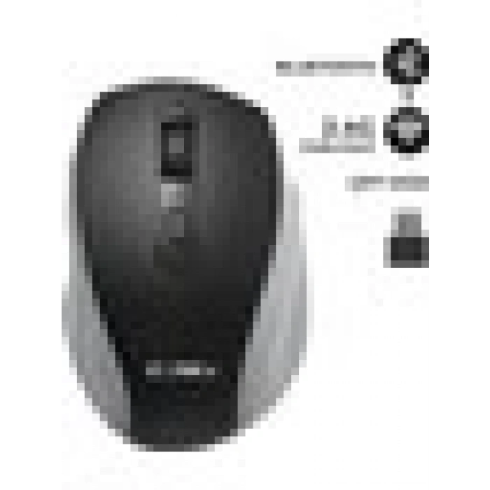 Claw’s Genius Dual V2 Pixart PAW3065 Sensörlü Bluetooth + 2.4g Wi-Fi Çift Mod Kompakt Sessiz Click Kablosuz Mouse - Siyah (Windows & Mac Uyumlu)
