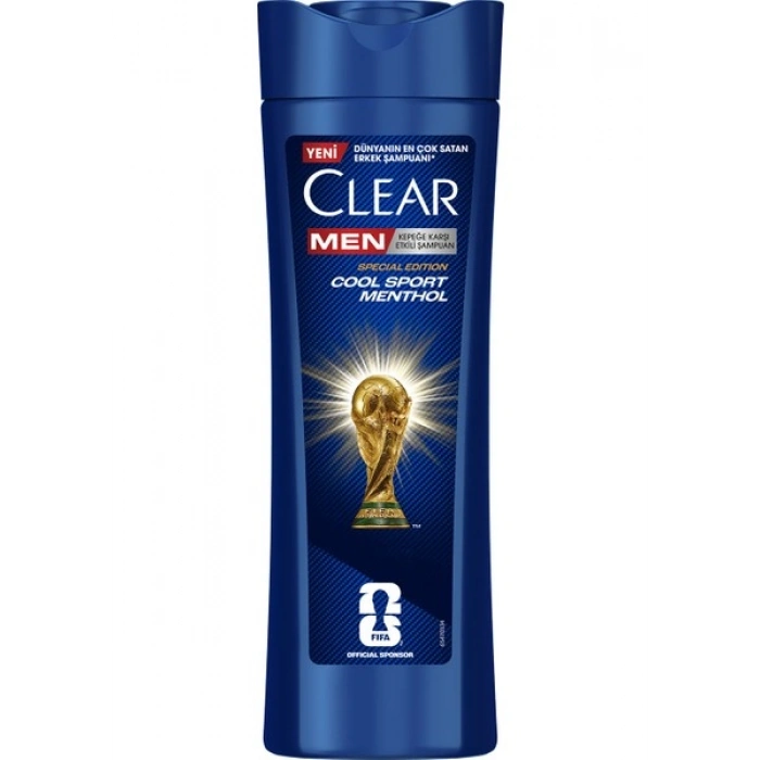 Clear Men Kepeğe Karşı Etkili Şampuan Cool Sport Menthol 350 ml