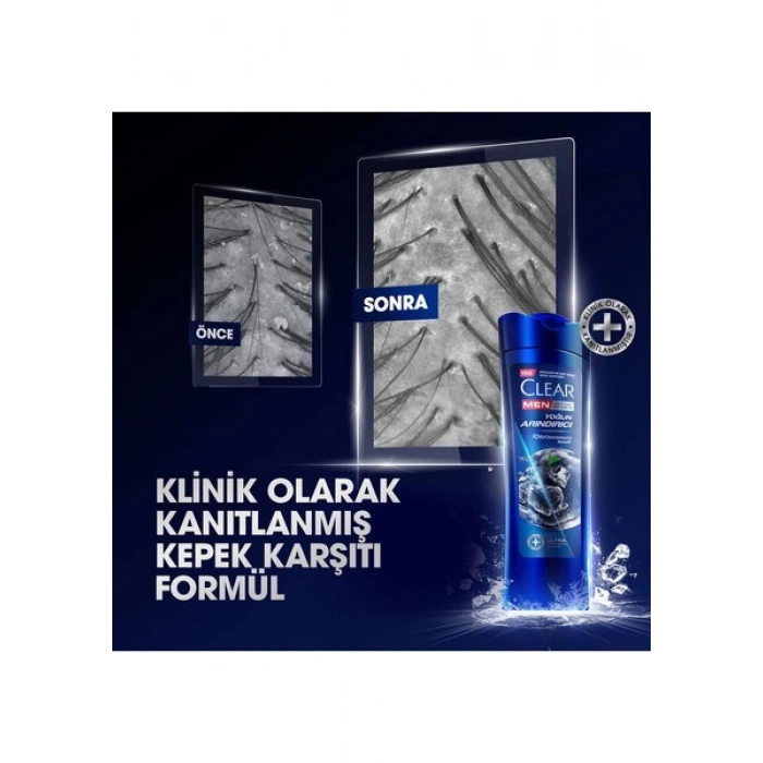 Clear Men Kepeğe Karşı Etkili Şampuan Yoğun Arındırıcı 350 ml