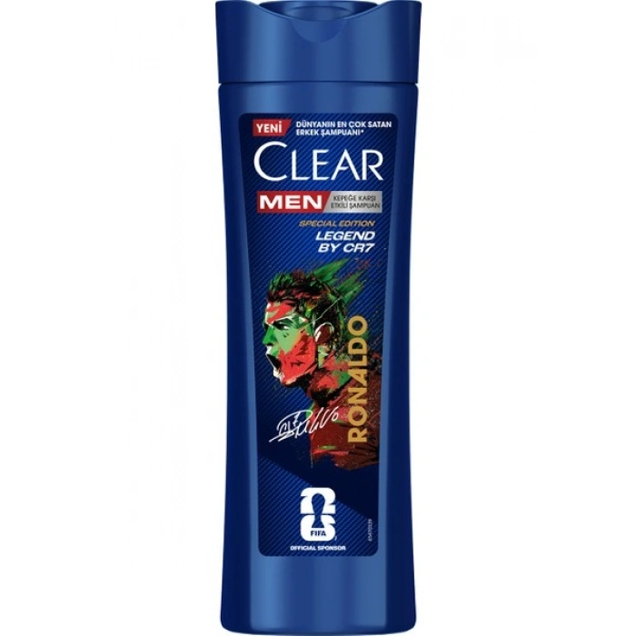 Clear Men Şampuan 350 Ml Legend By Cr7 Ronaldo