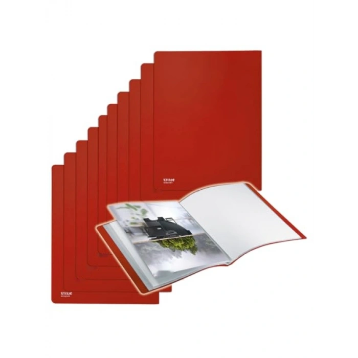 CO2 Nötr Recycle Sunum Dosyası, 40 Şeffaf Cep