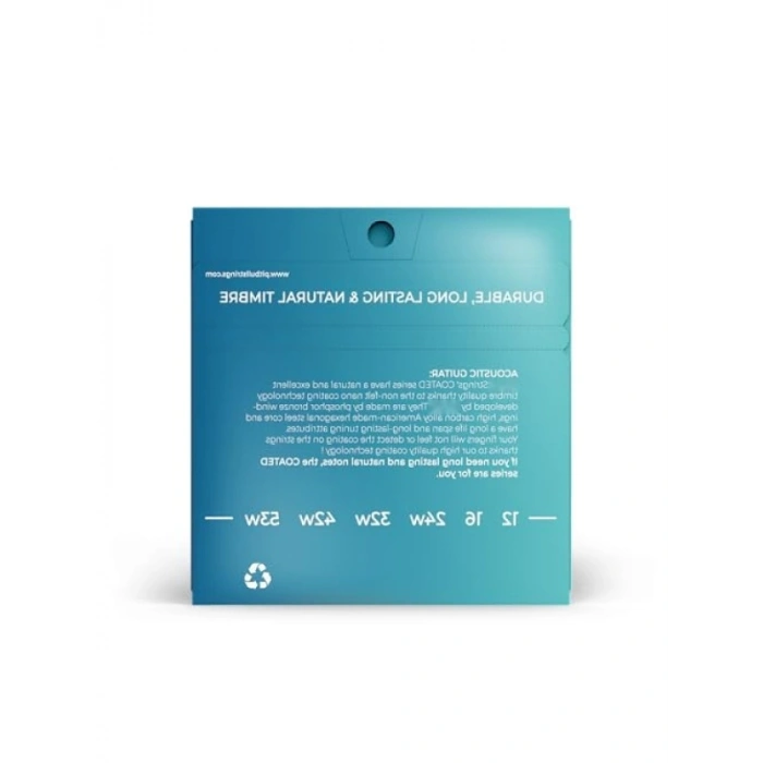 Coated Seri Uzun Ömürlü Akustik Gitar Teli - 12-53 L