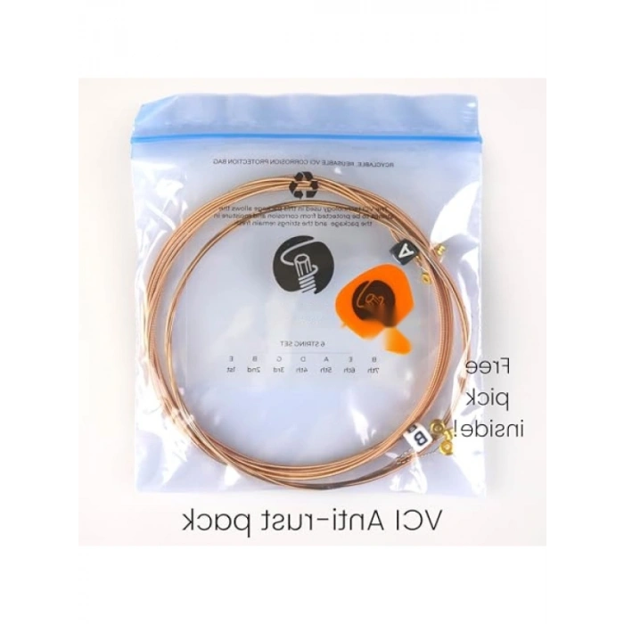 Coated Seri Uzun Ömürlü Akustik Gitar Teli - 12-53 L