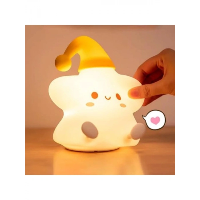 Çocuk Gece Lambası, RGB Renk Modu ve USB Şarj ile