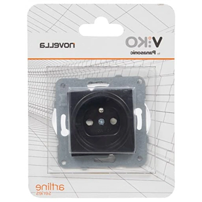 Çocuk Korumalı Siyah Ups Priz