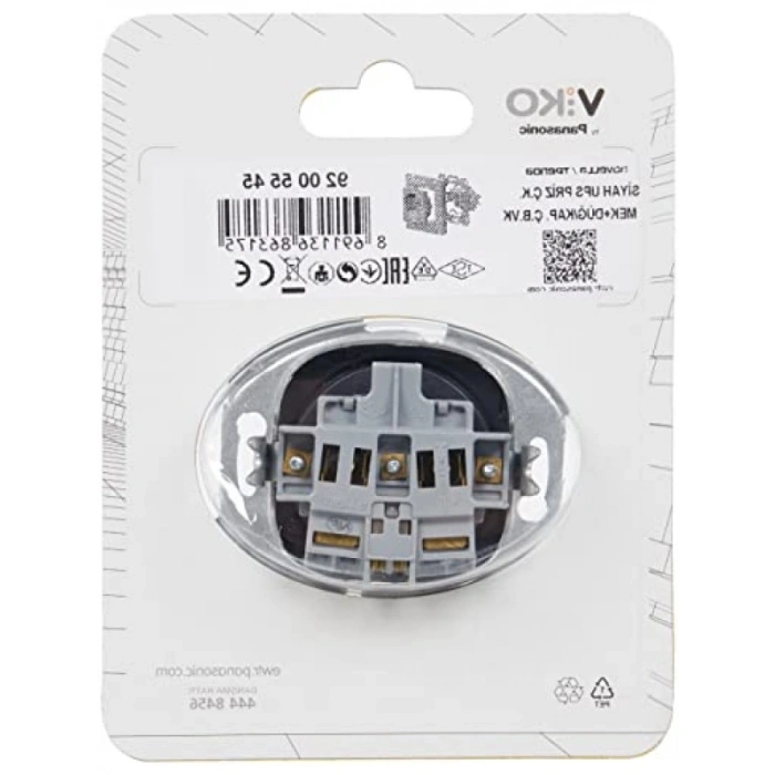 Çocuk Korumalı Siyah Ups Priz