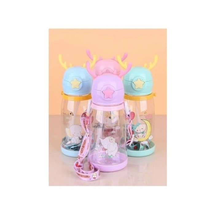 Çocuk Matarası, Geyik Figürlü, 700 ml Kapasiteli