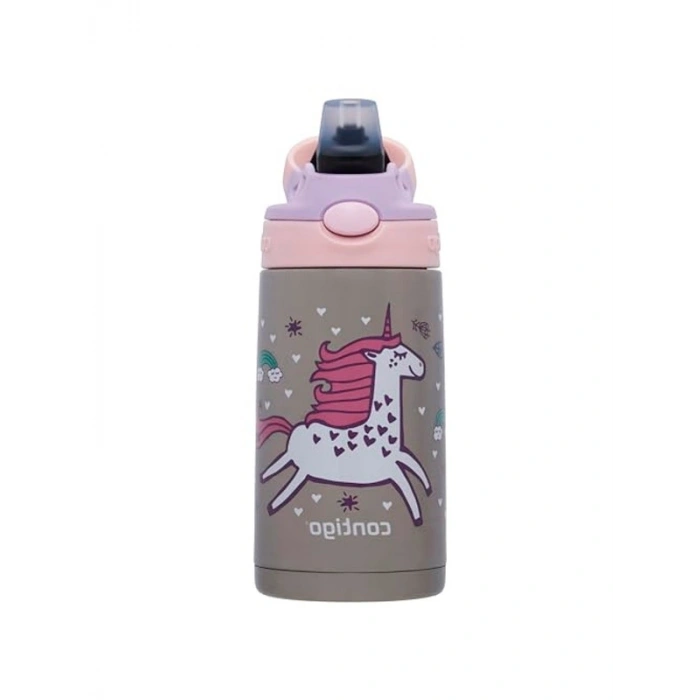 Çocuk Suluğu, Pembe Renk Seçeneği ile Çelik Yapıda ve 420 mL Kapasite